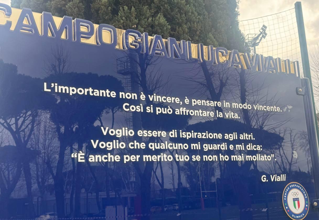 Il campo dell'Acqua Acetosa intitolato a Gianluca Vialli