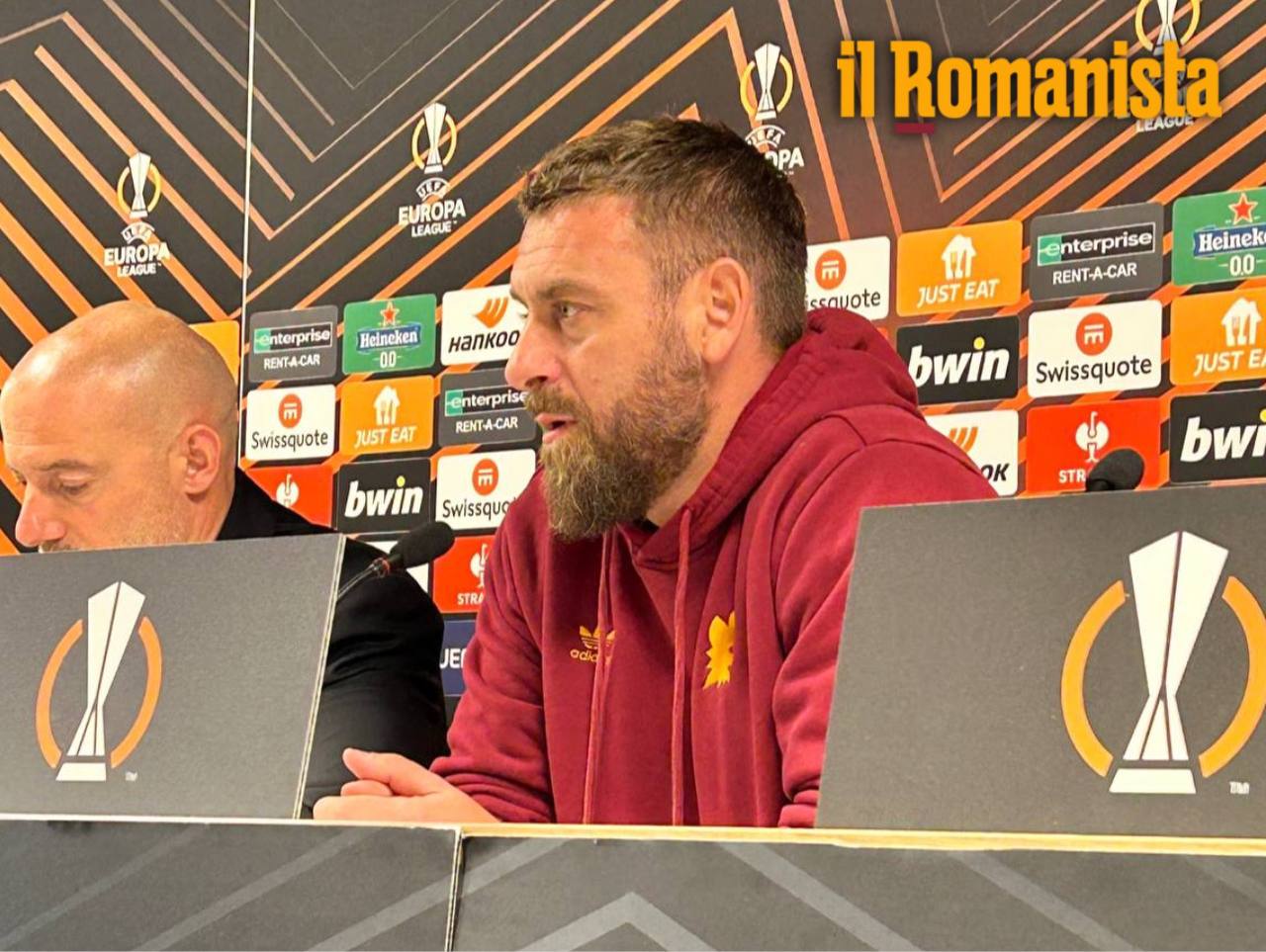 de rossi in conferenza stampa