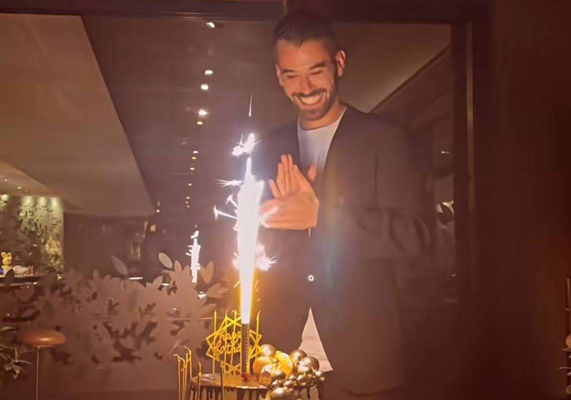 Leonardo Spinazzola al suo compleanno