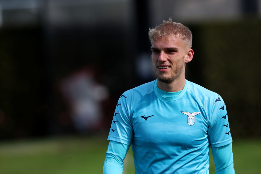 Isaksen con la maglia della Lazio