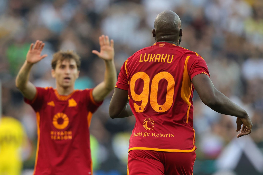 Lukaku a segno nella sfida tra Udinese e Roma del 14 aprile