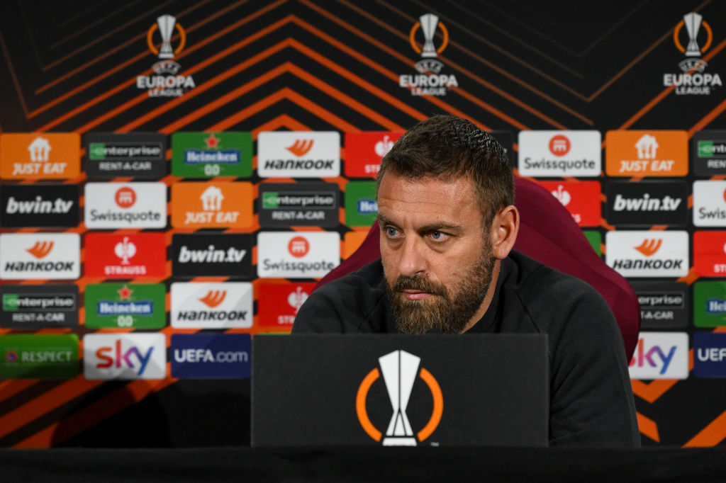 De Rossi in conferenza stampa 