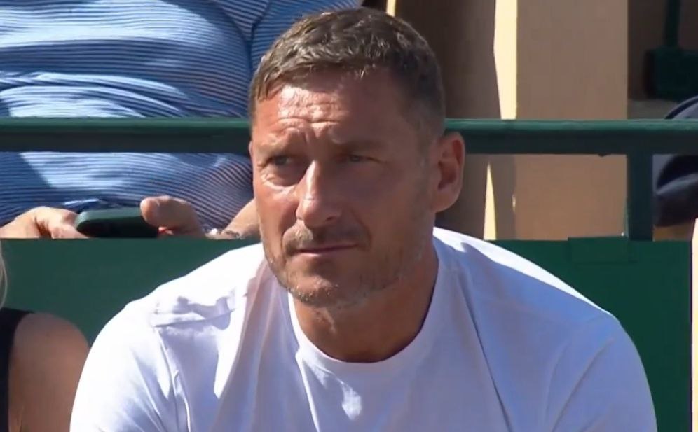 Totti durante la finale del Monte Carlo Masters