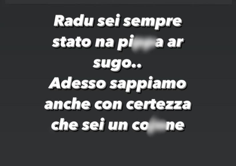 Il messaggio condiviso da Gemitaiz sulle sue storie