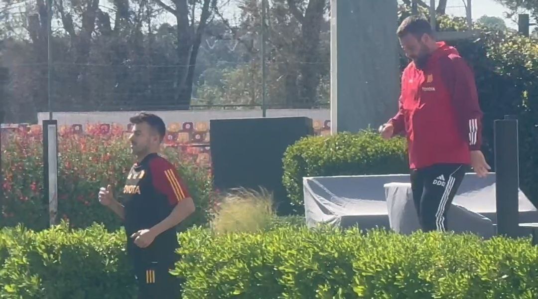 De Rossi ed El Shaarawy a Trigoria