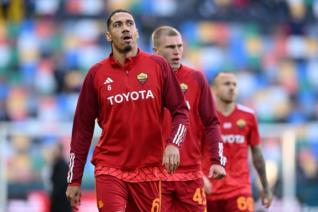 Smalling durante Udinese-Roma