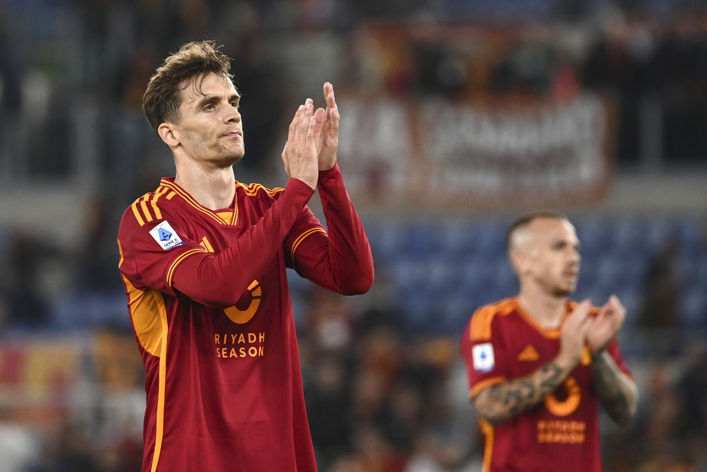 Diego Llorente al termine di Roma-Juve