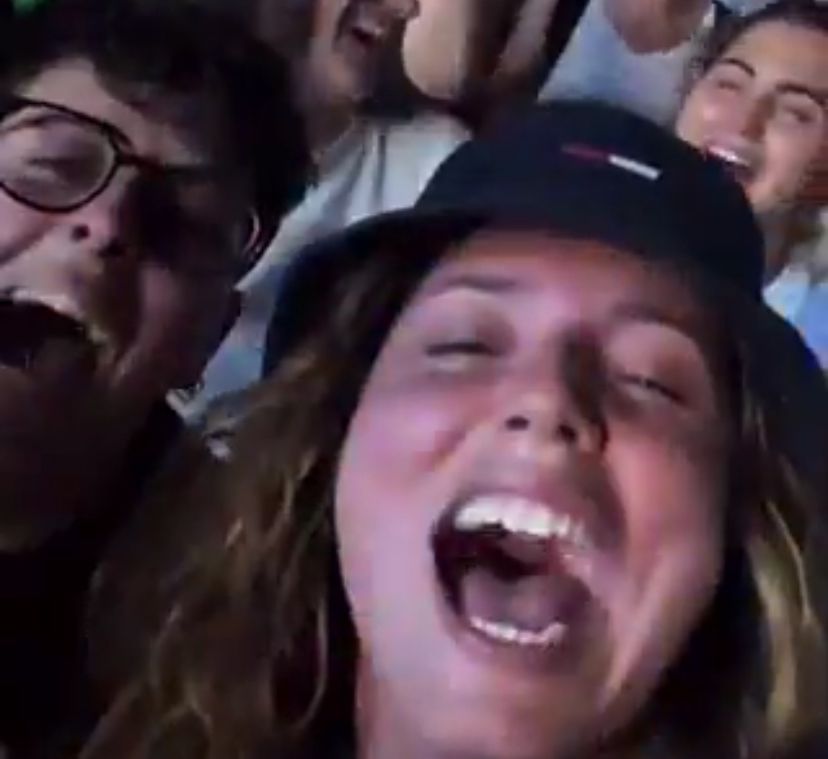 I tifosi giallorossi al concerto di Ultimo