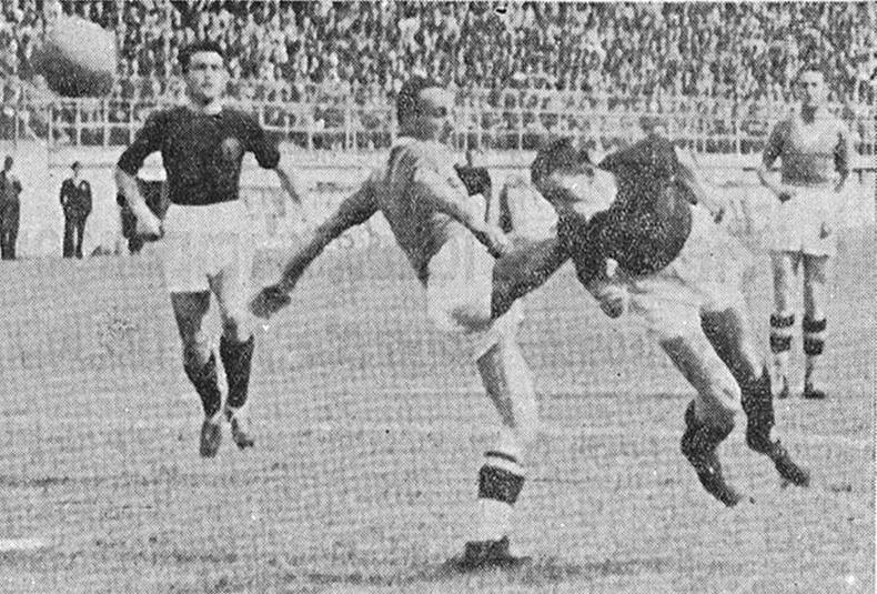 Michelini firma di testa il primo gol romanista
