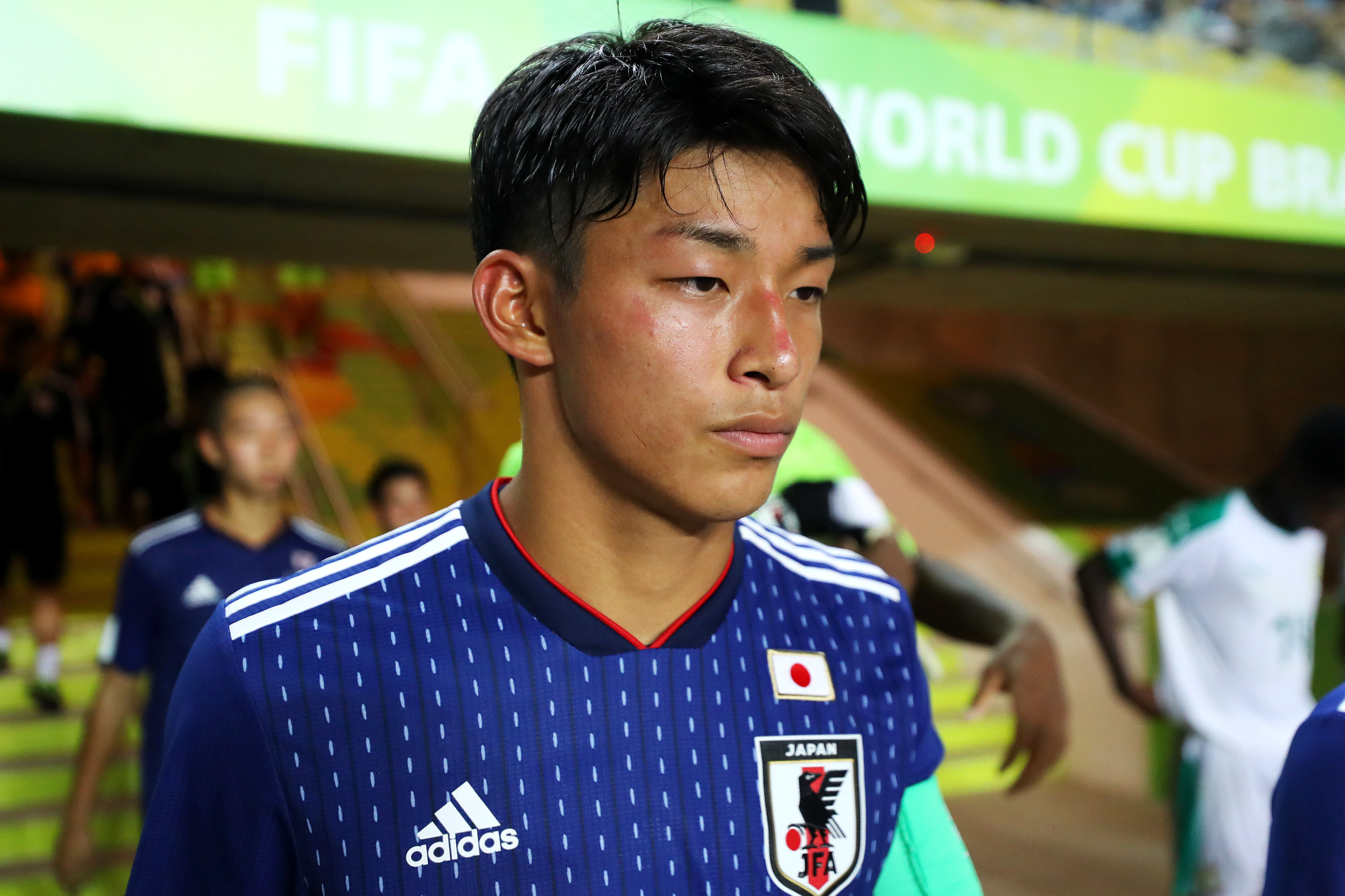 Riku Handa con la maglia del Giappone U21