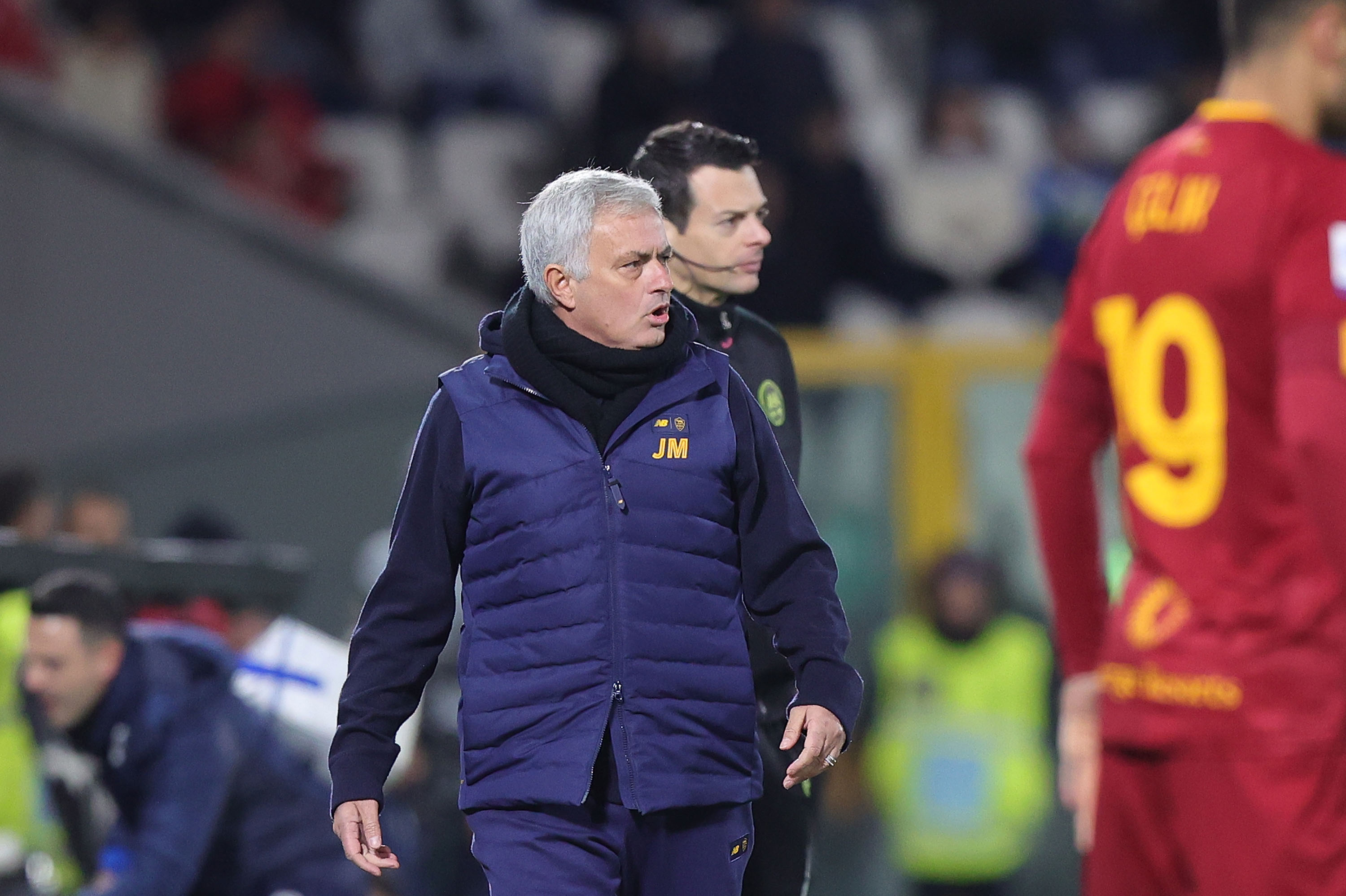 José Mourinho durante Spezia-Roma