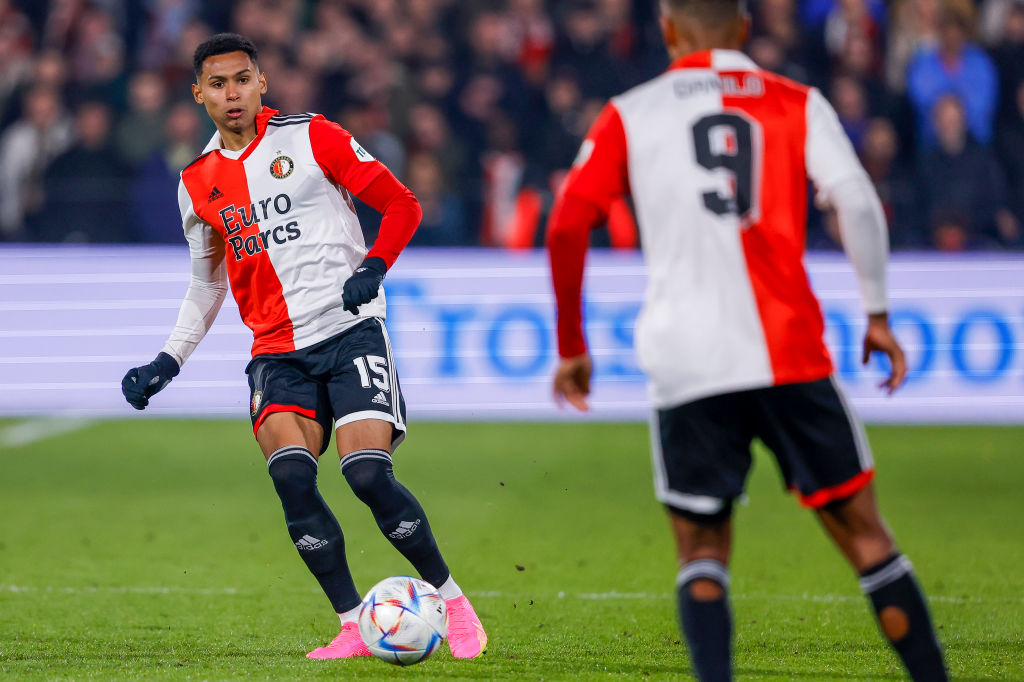 Il Feyenoord in campo contro l'Ajax