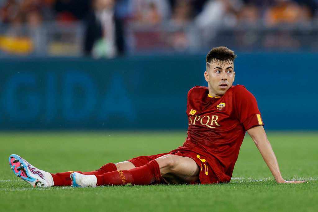 Stephan El Shaaarawy durante una partita della Roma 