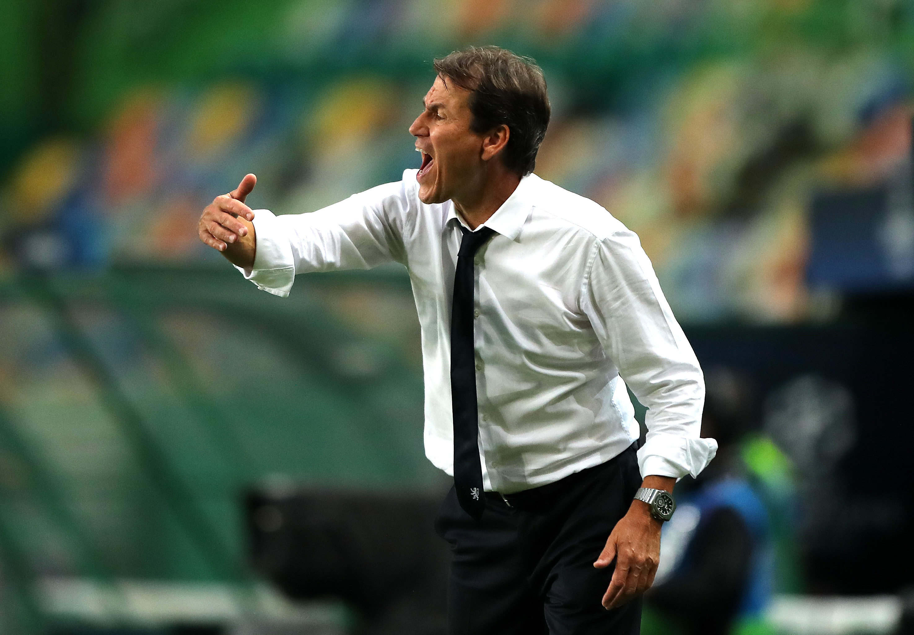 Rudi Garcia durante una partita