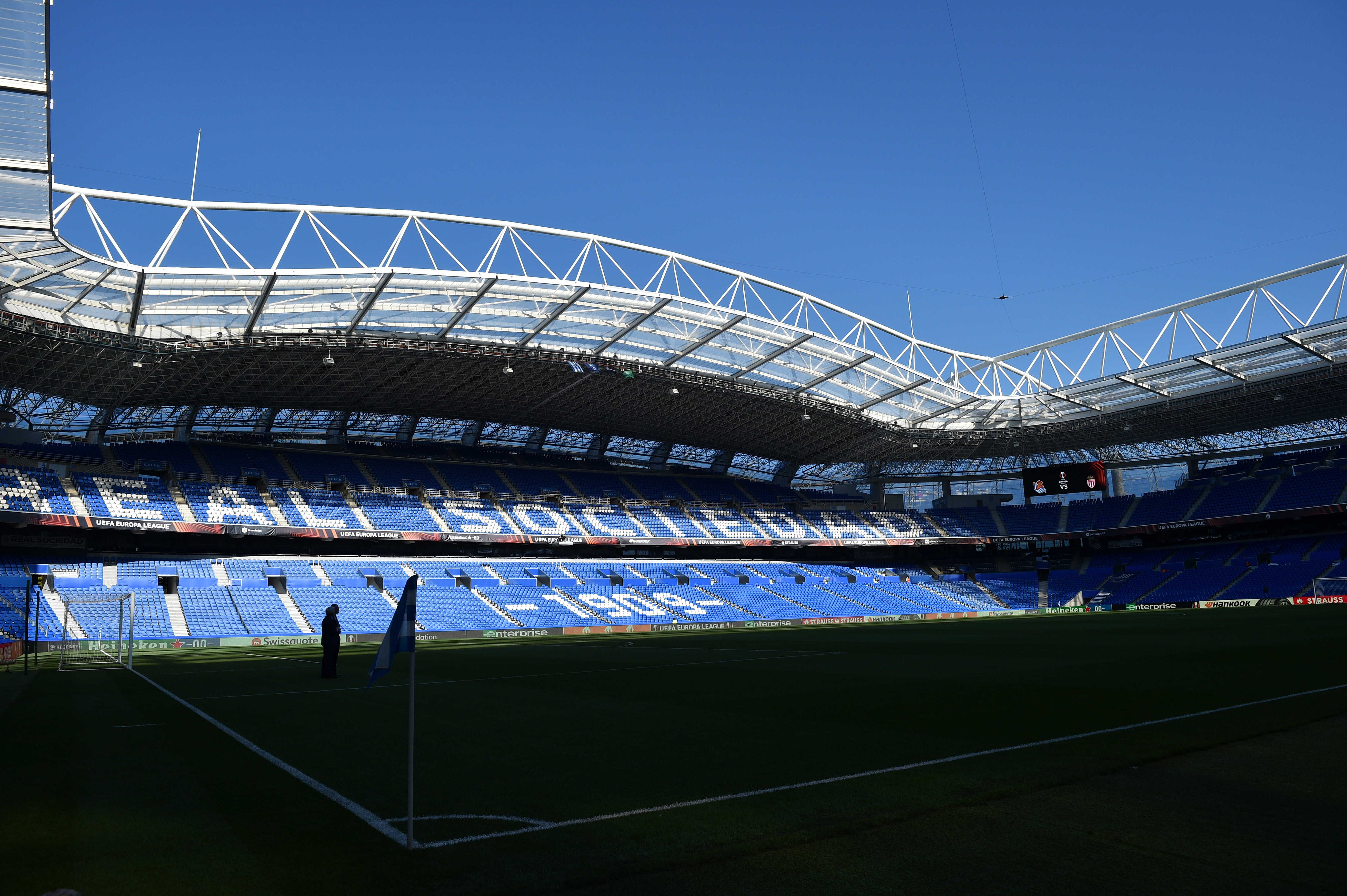 Lo stadio Anoeta di San Sebastian dove gioca la Real Sociedad