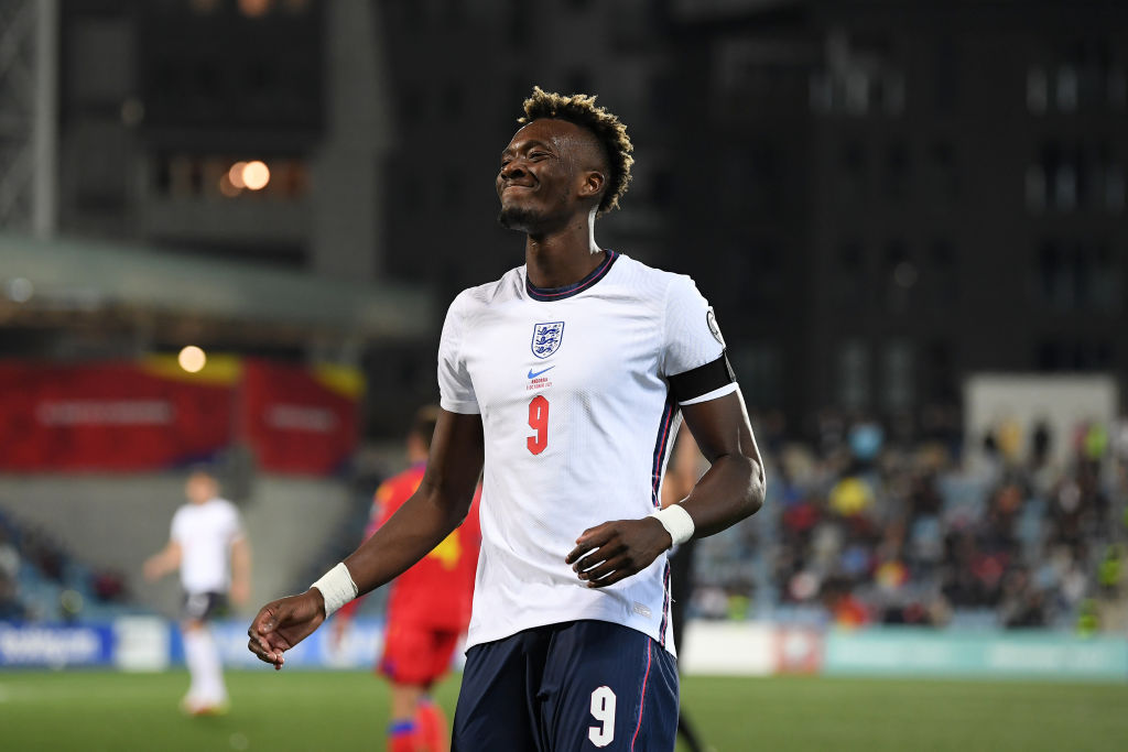 Tammy Abraham durante Andorra-Inghilterra