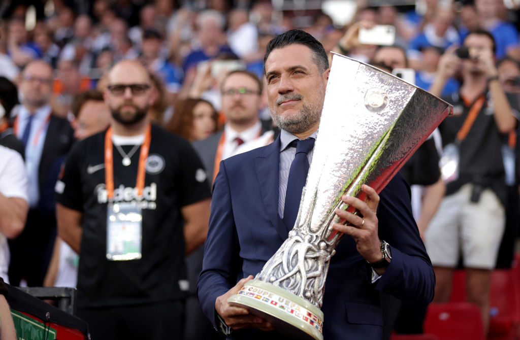 Palop prima della finale di Europa League 2021/22