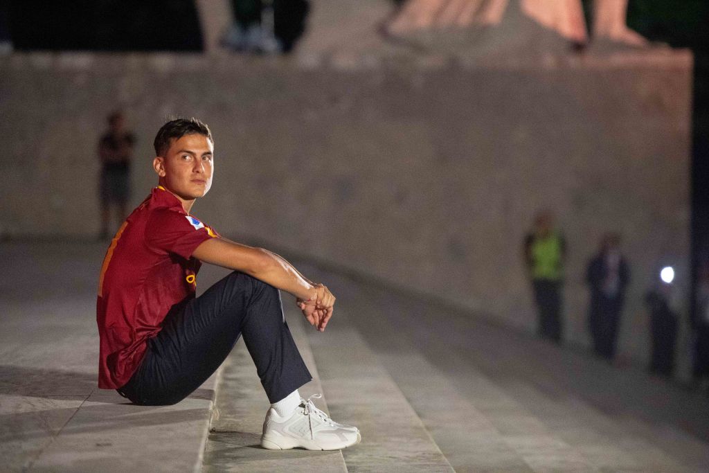 Dybala al Palazzo della Civiltà Italiana