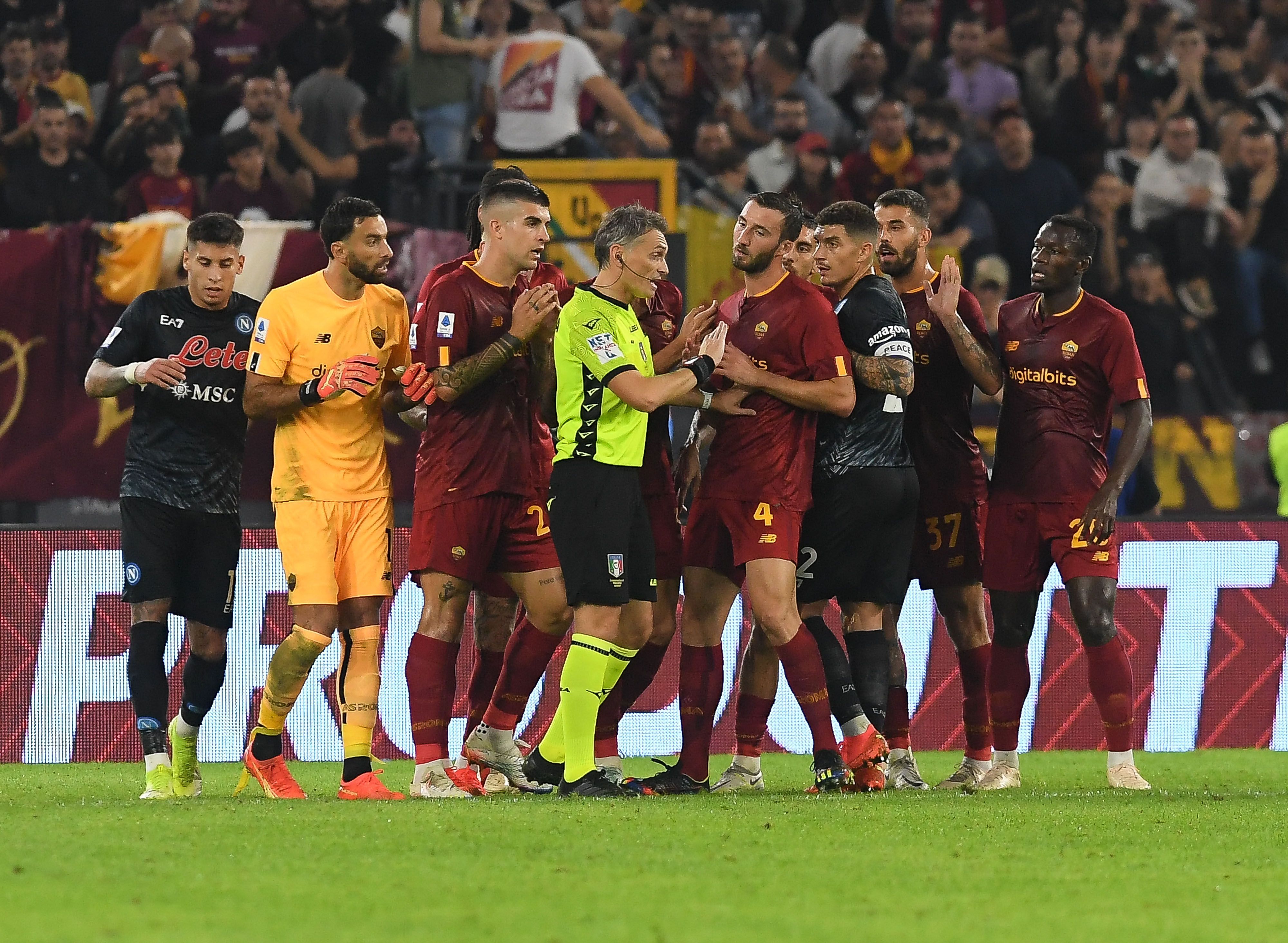 Irrati durante Roma-Napoli