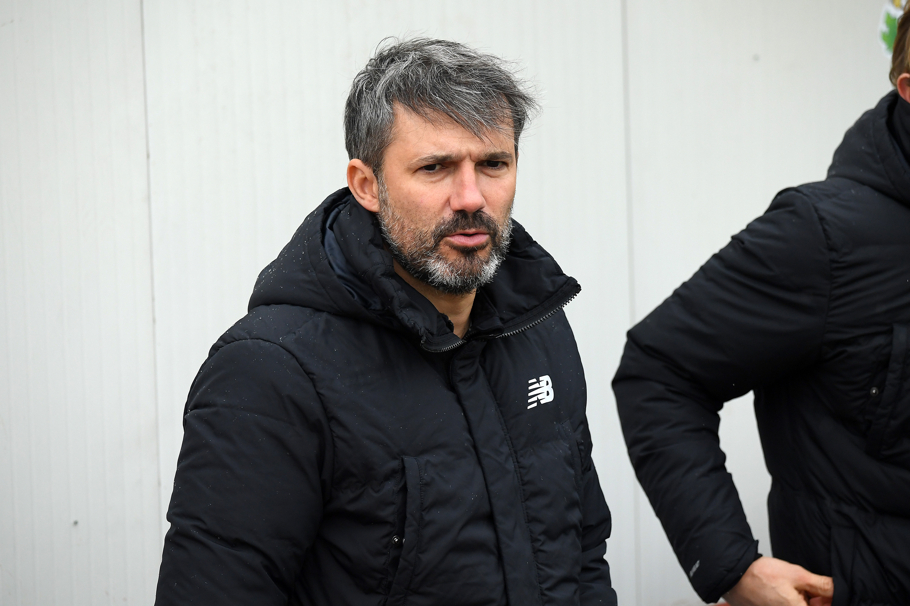 Alessandro Spugna durante una partita della Roma Femminile