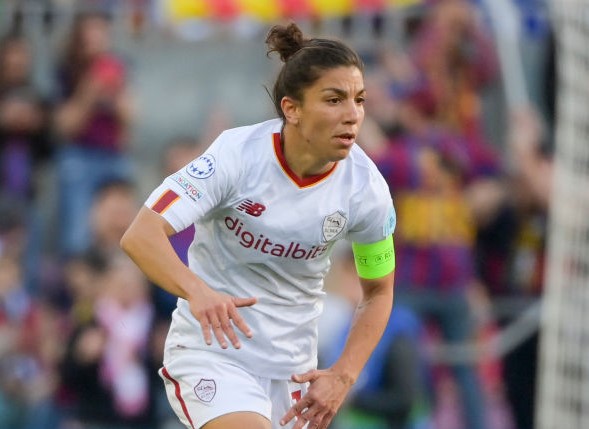 Elisa Bartoli durante Barcellona-Roma