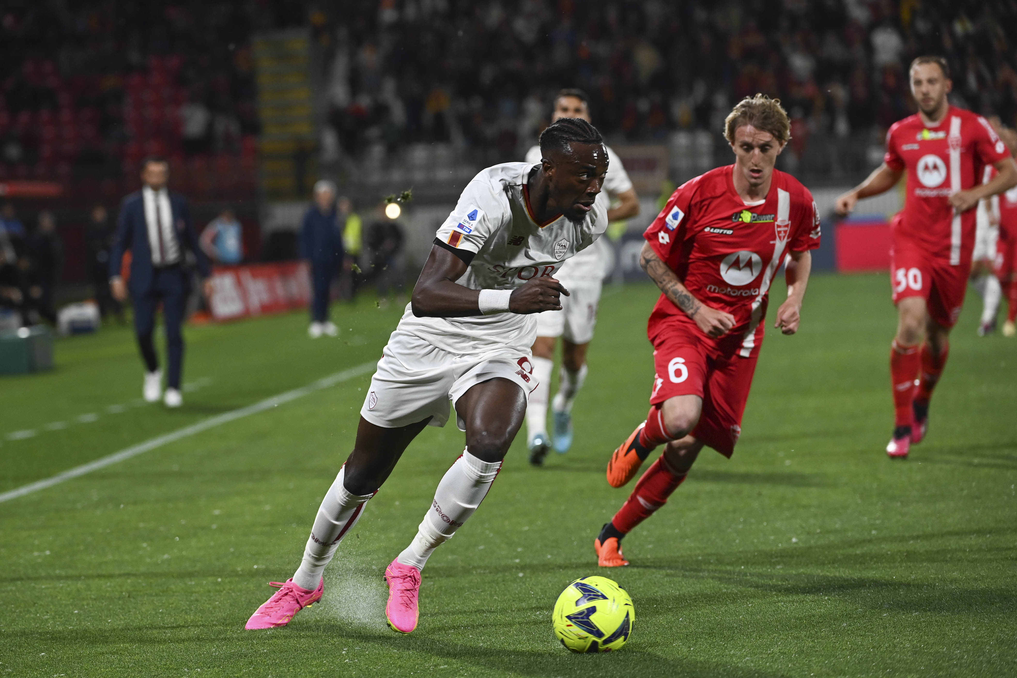 Tammy Abraham durante la partita contro il Monza