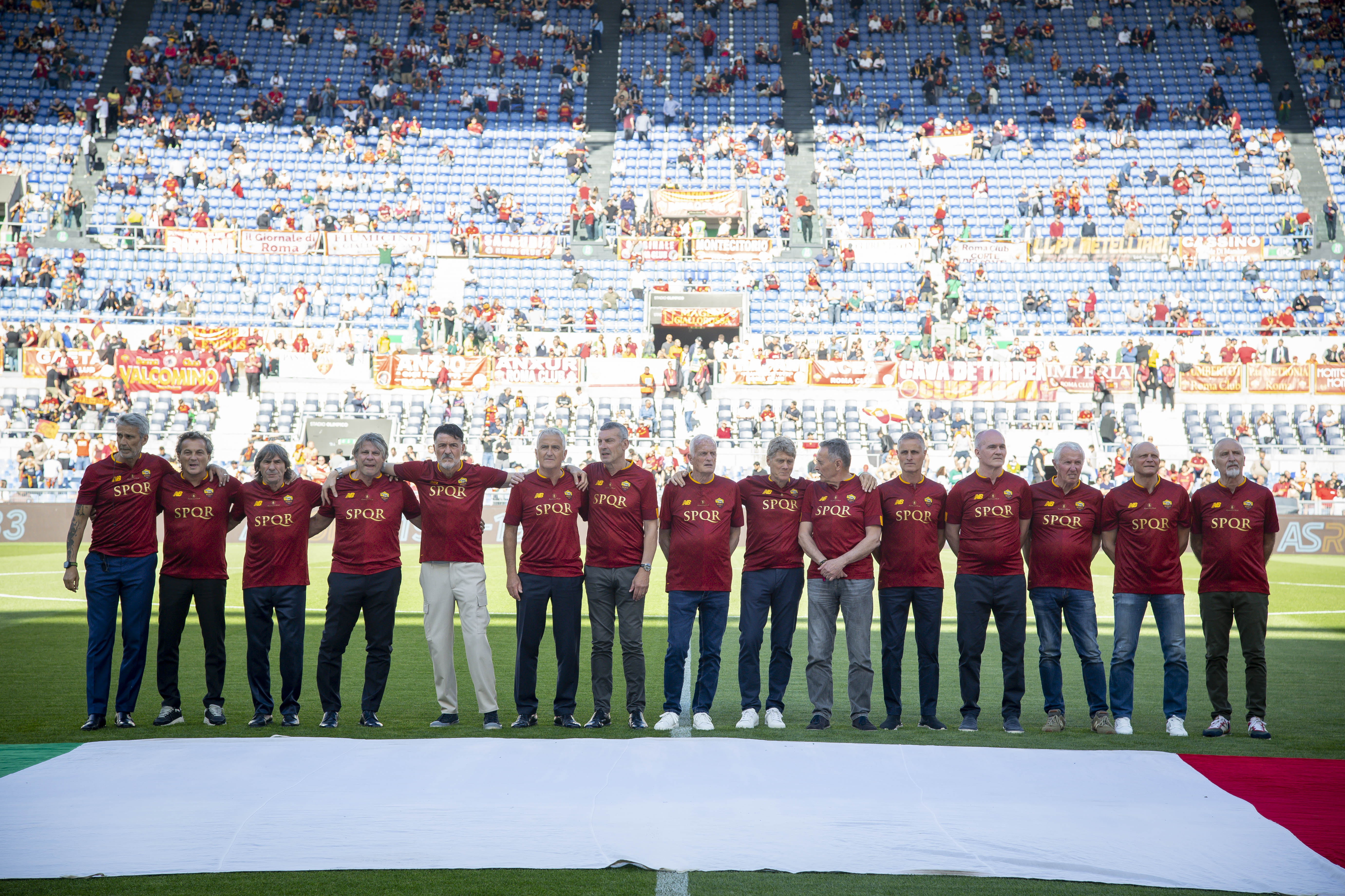 L'evento organizzato dalla società per celebrare i 40 anni dal secondo Scudetto giallorosso