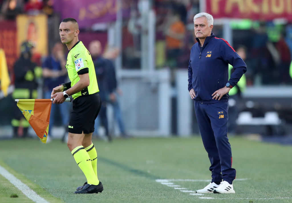 José Mourinho durante Roma-Inter
