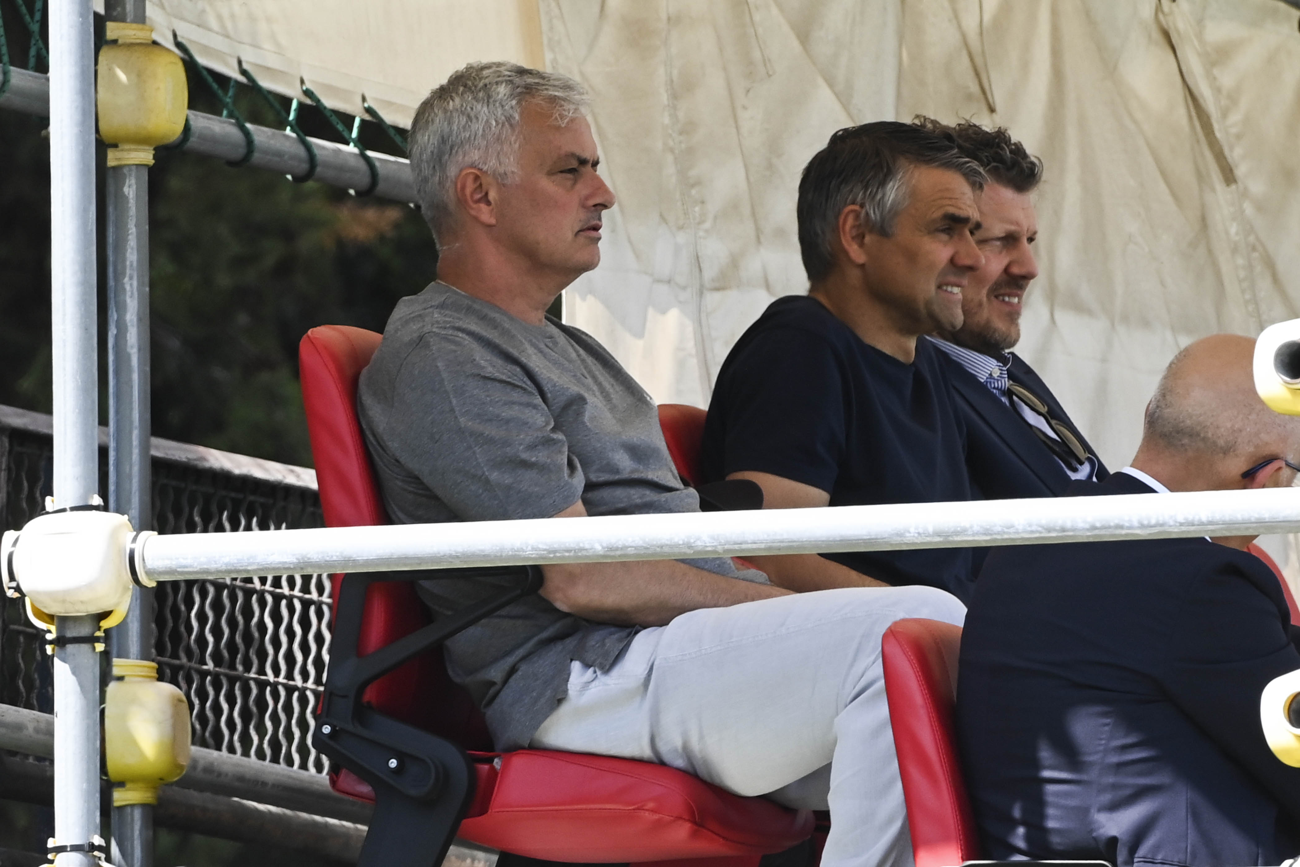 José Mourinho durante la sfida di Primavera al Tre Fontane