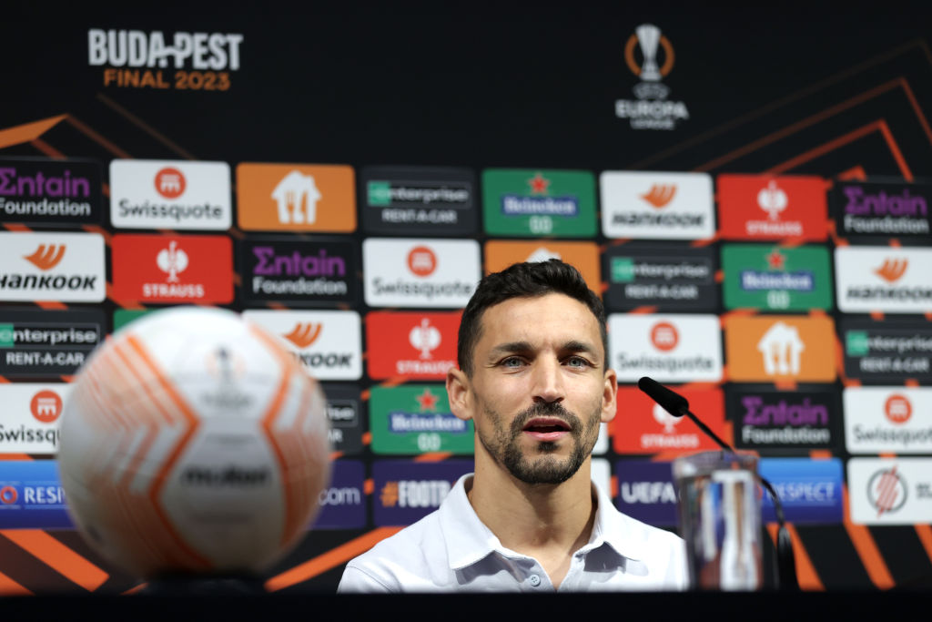 Jesus Navas in conferenza stampa