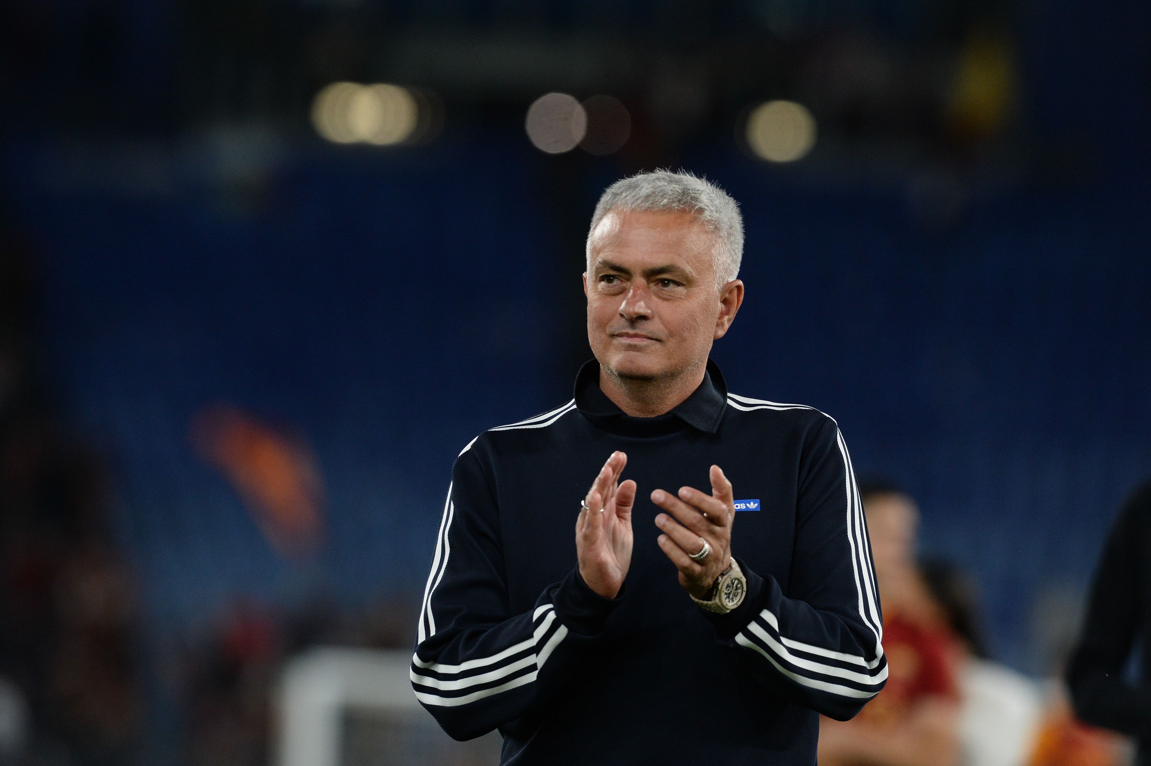 Mourinho al termine della sfida tra Spezia e Roma