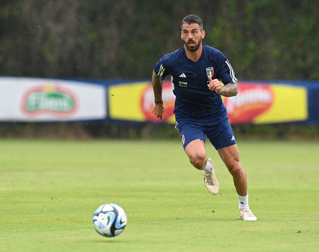 Leonardo Spinazzola con la maglia della Nazionale