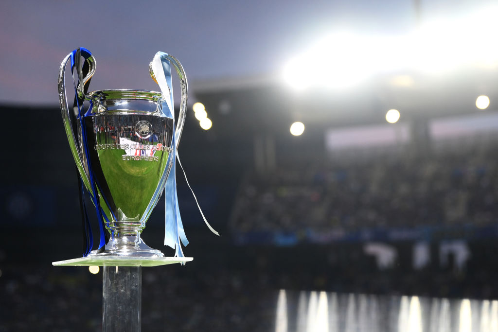 Il trofeo della Champions League