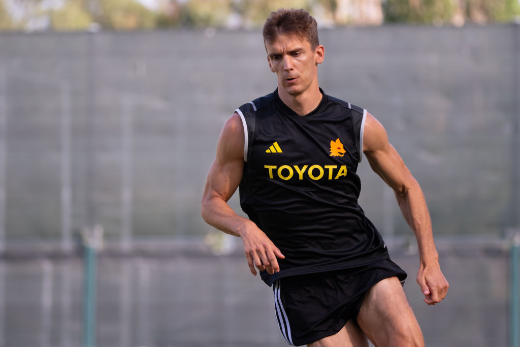 Llorente in allenamento