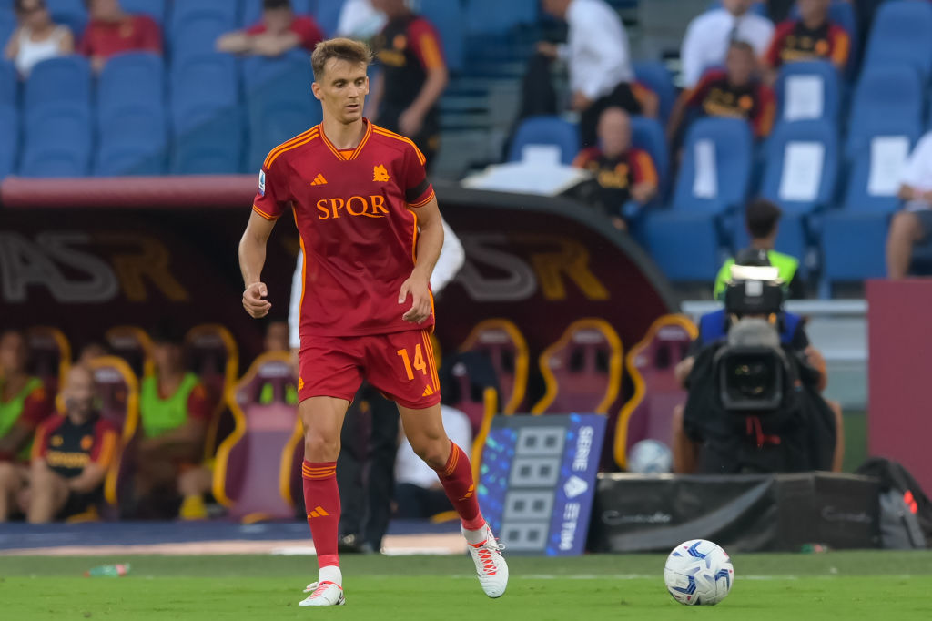 Llorente durante Roma-Salernitana