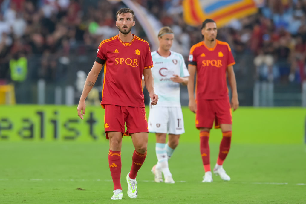 Bryan Cristante durante Roma-Salernitana