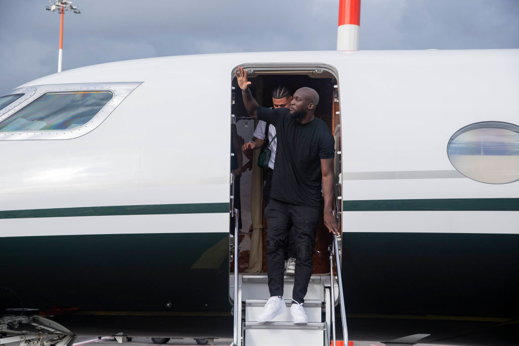 L'arrivo di Lukaku a Ciampino