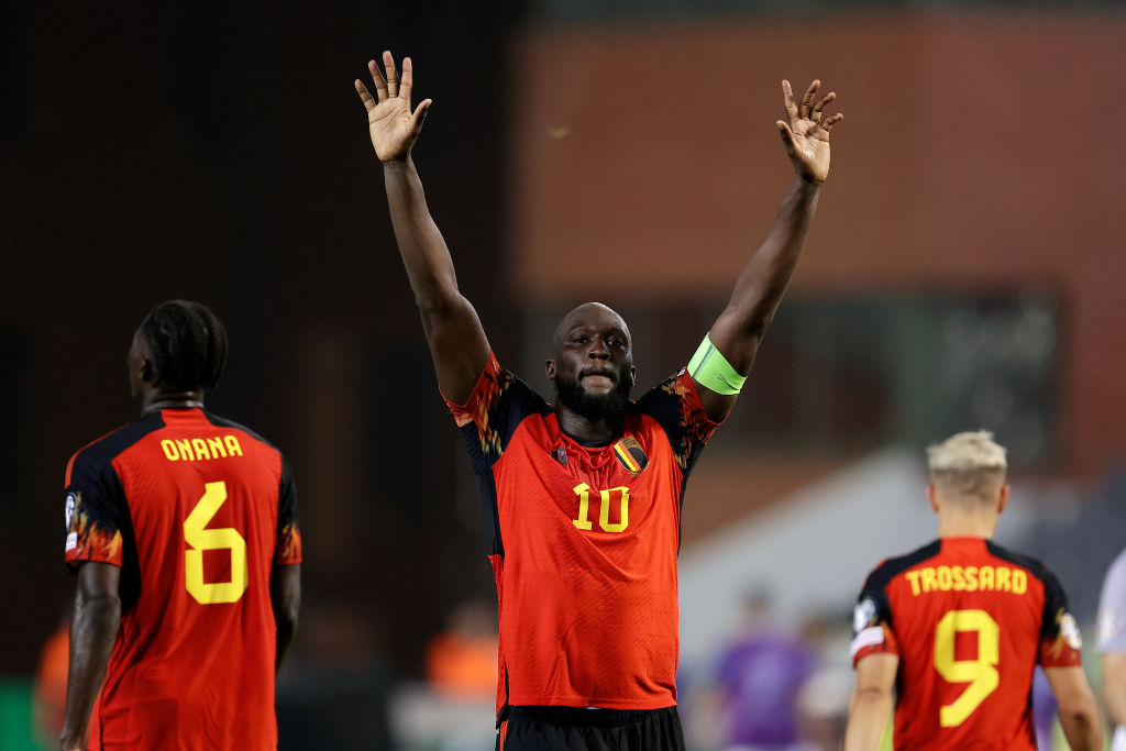 Romelu Lukaku con il Belgio