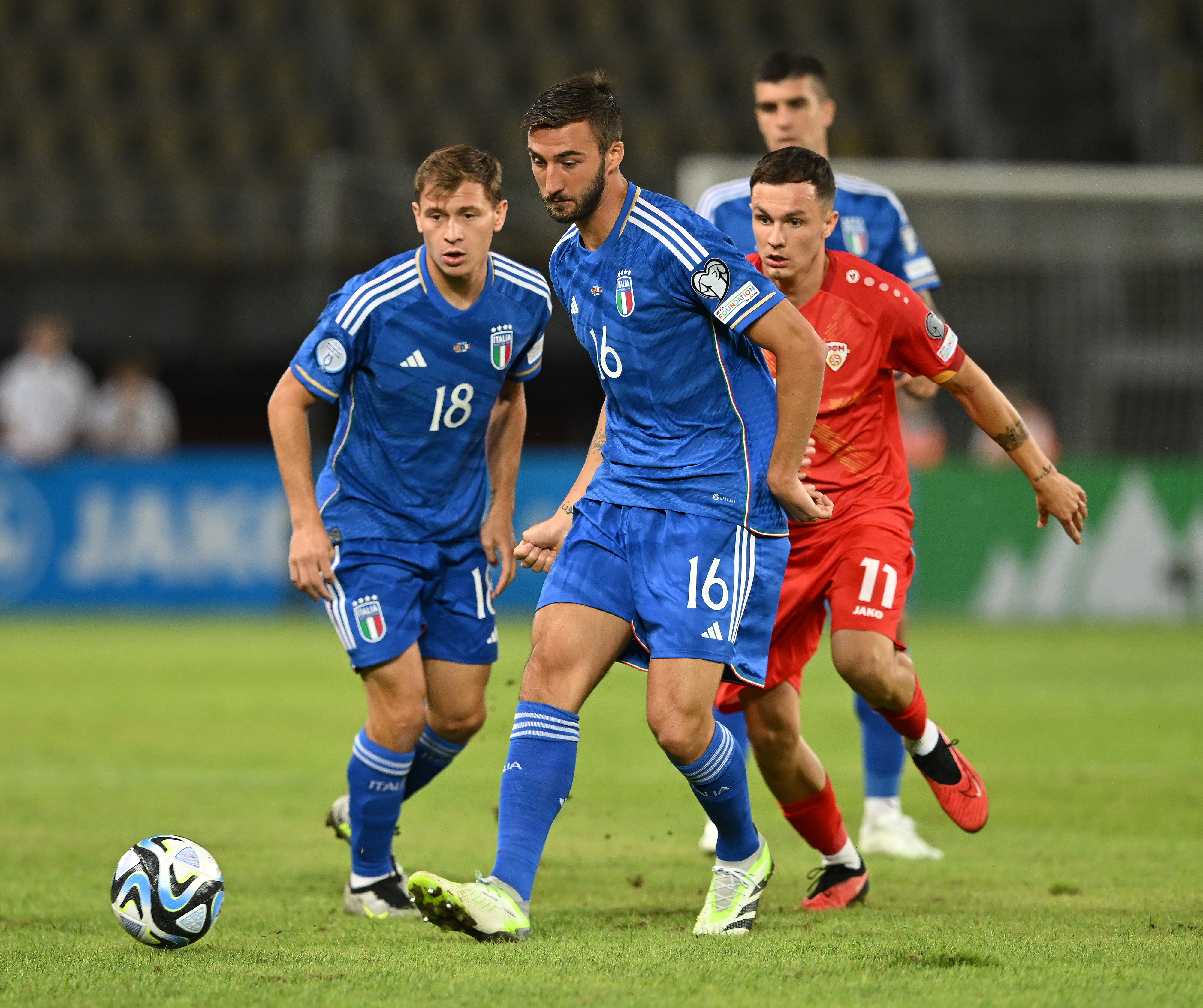 Bryan Cristante con la maglia della Nazionale 