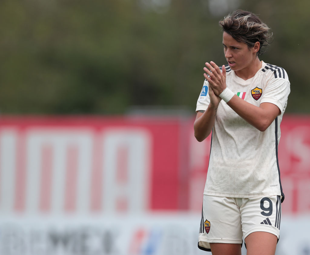 Valentina Giacinti durante una partita