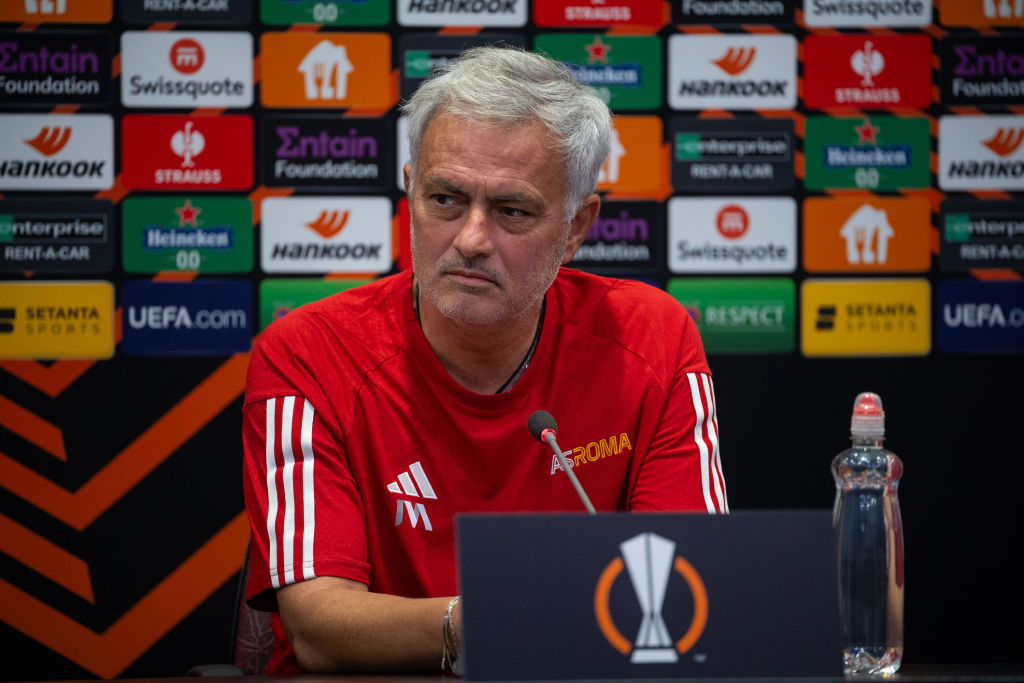 José Mourinho in conferenza stampa 