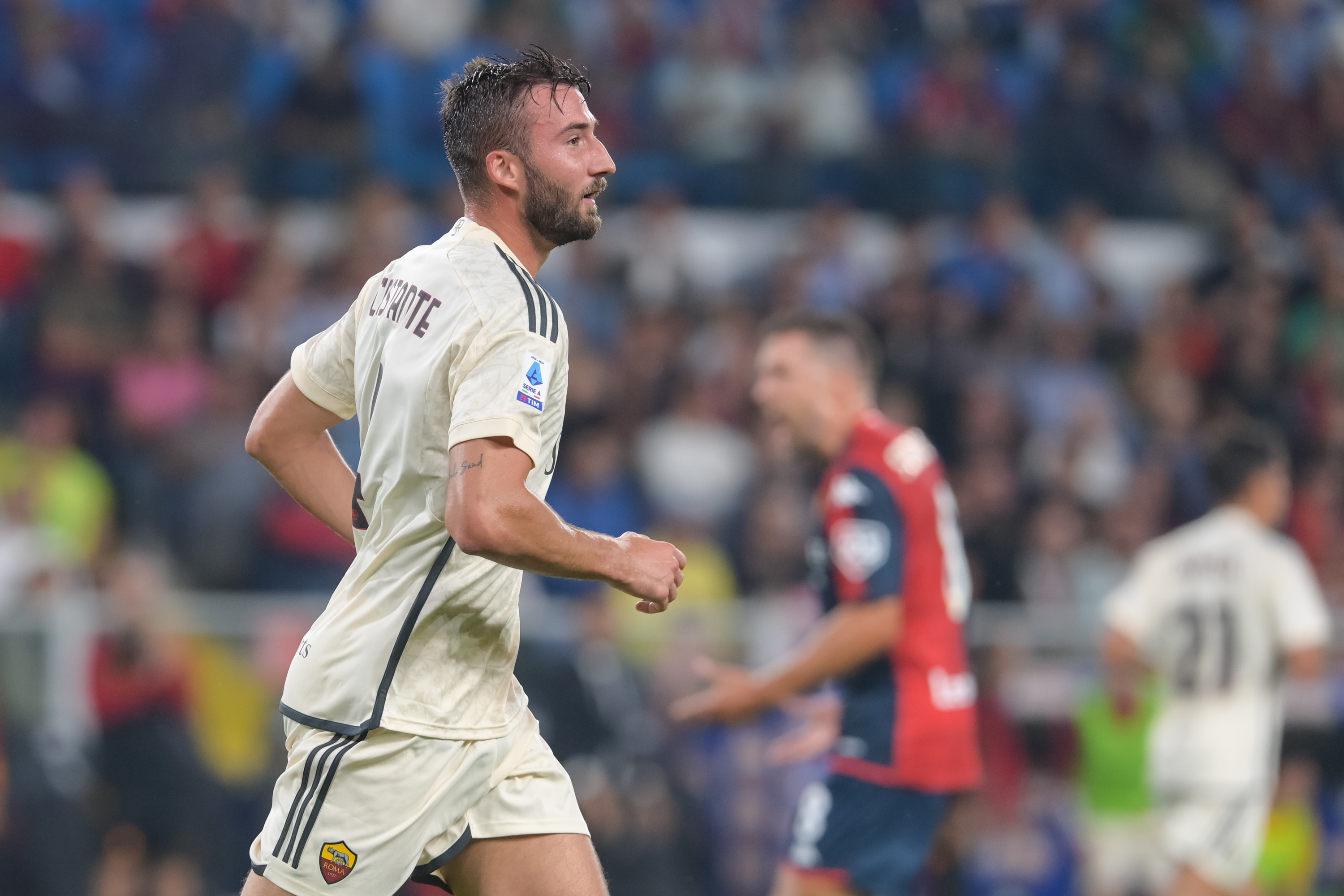 Bryan Cristante in gol contro il Genoa