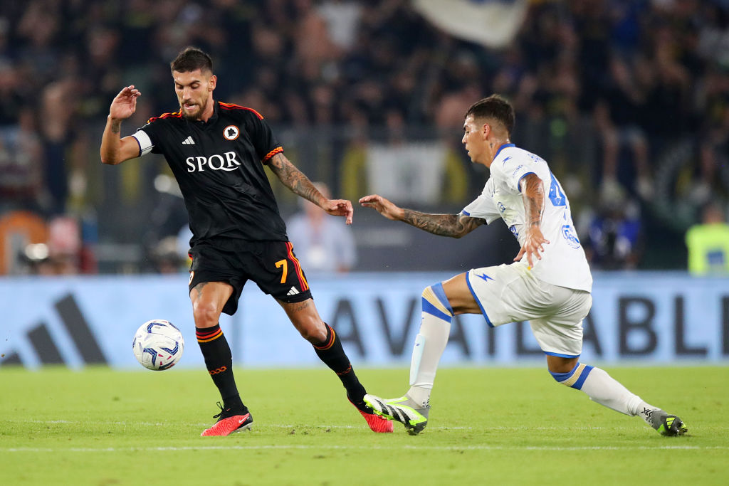 Lorenzo Pellegrini in campo 