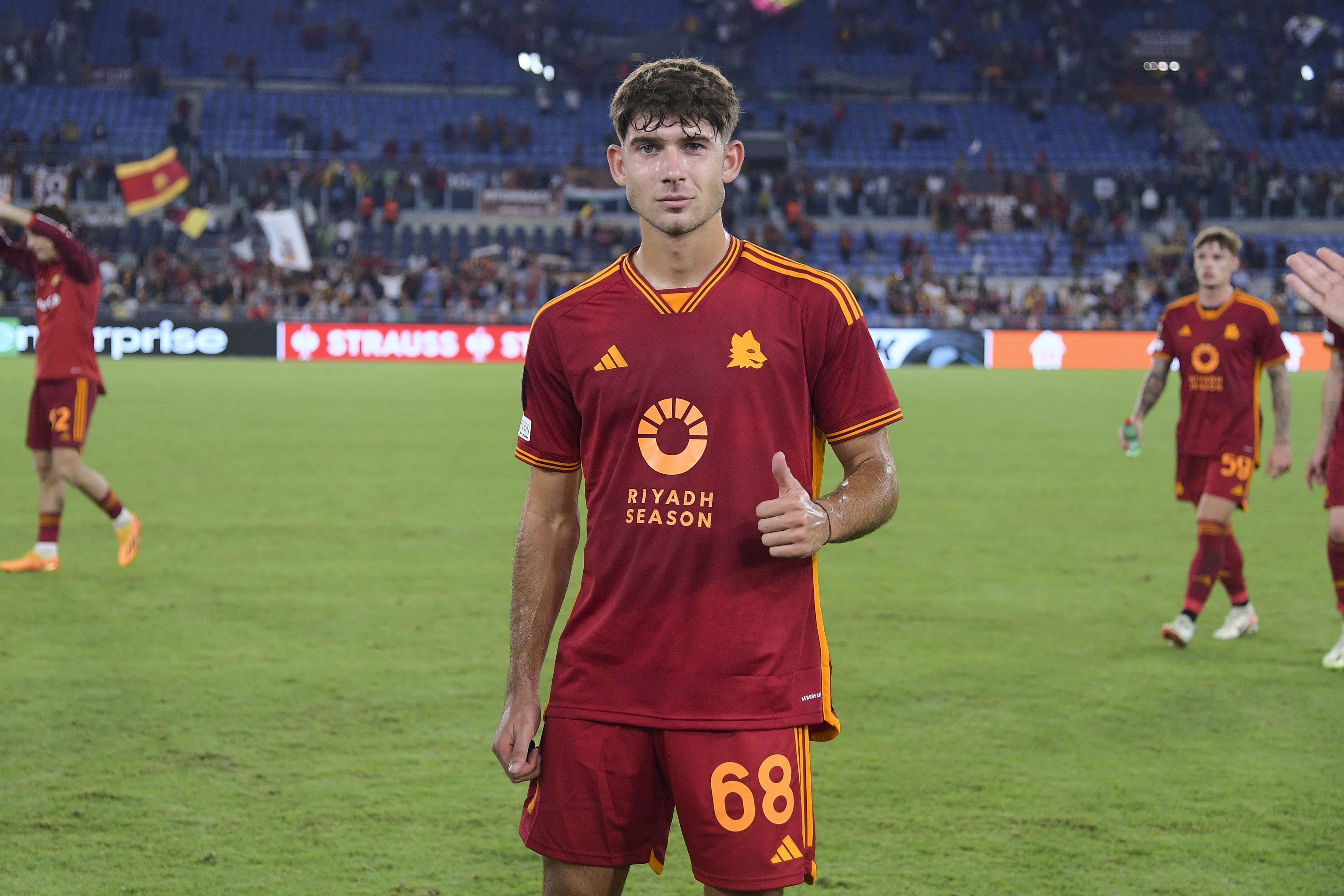 D'Alessio al termine di Roma-Servette