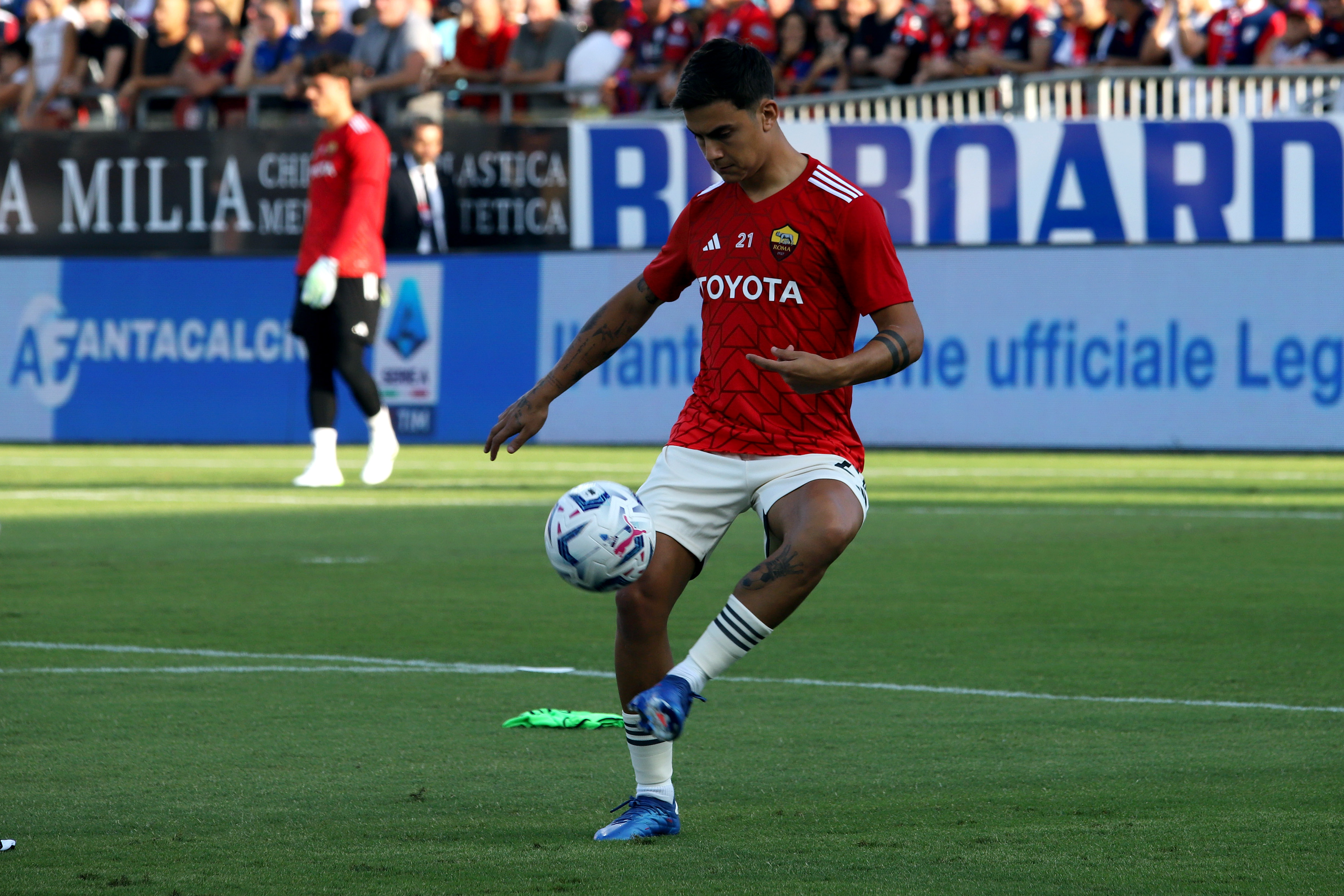 Paulo Dybala in campo 