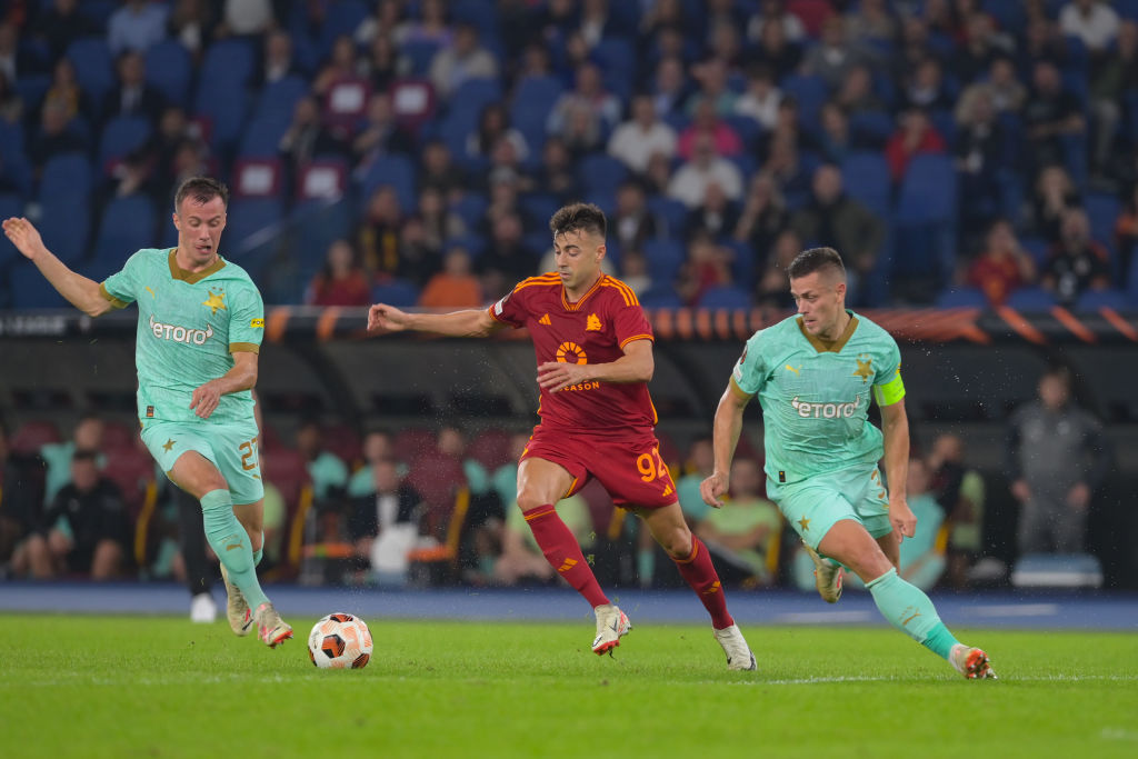 El Shaarawy in campo con la Roma