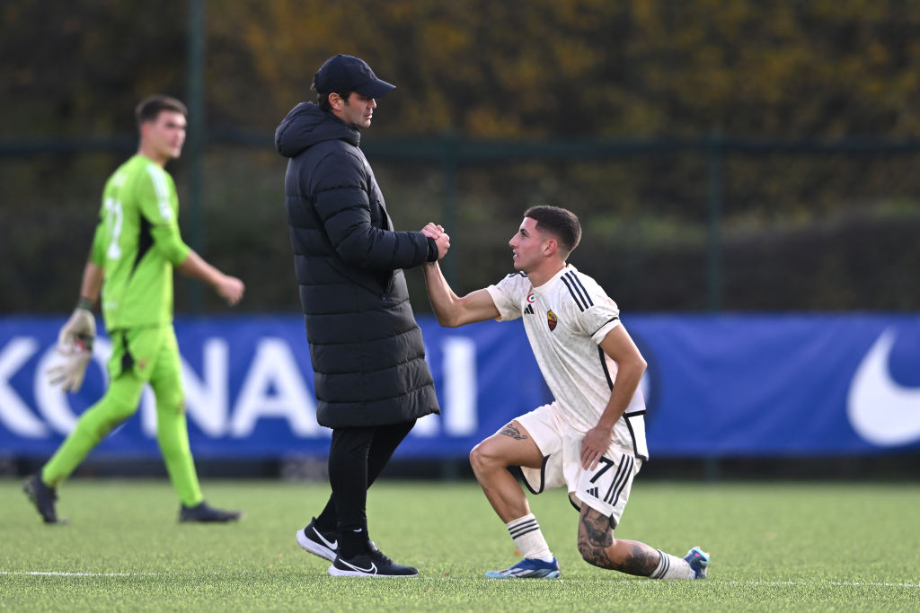 Chivu e Cherubini al termine del match