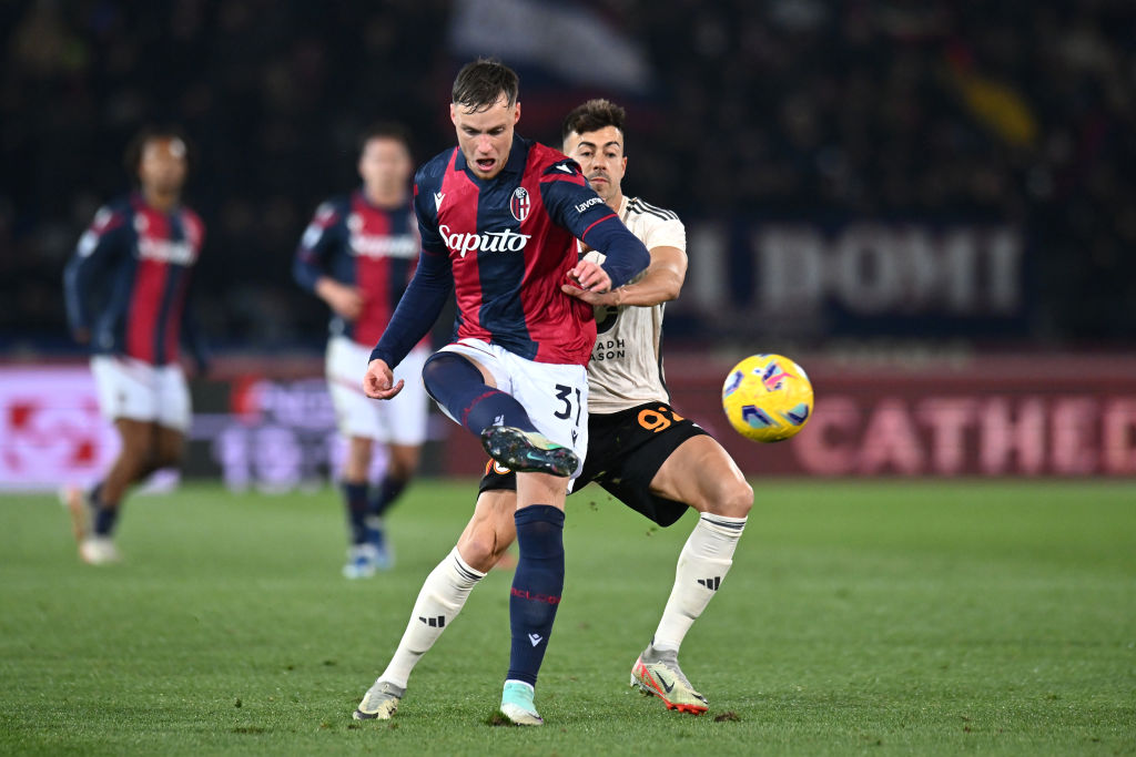 Beukema in campo contro la Roma