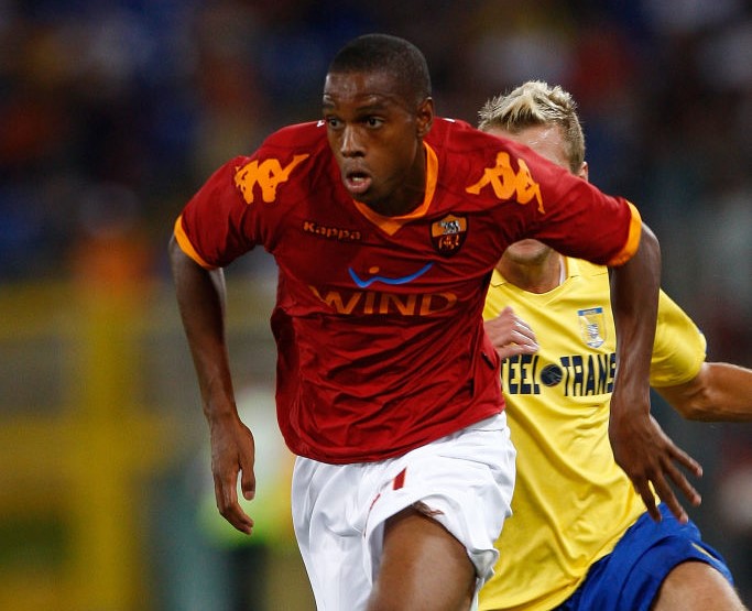 Ricardo Faty durante Roma-Kosice