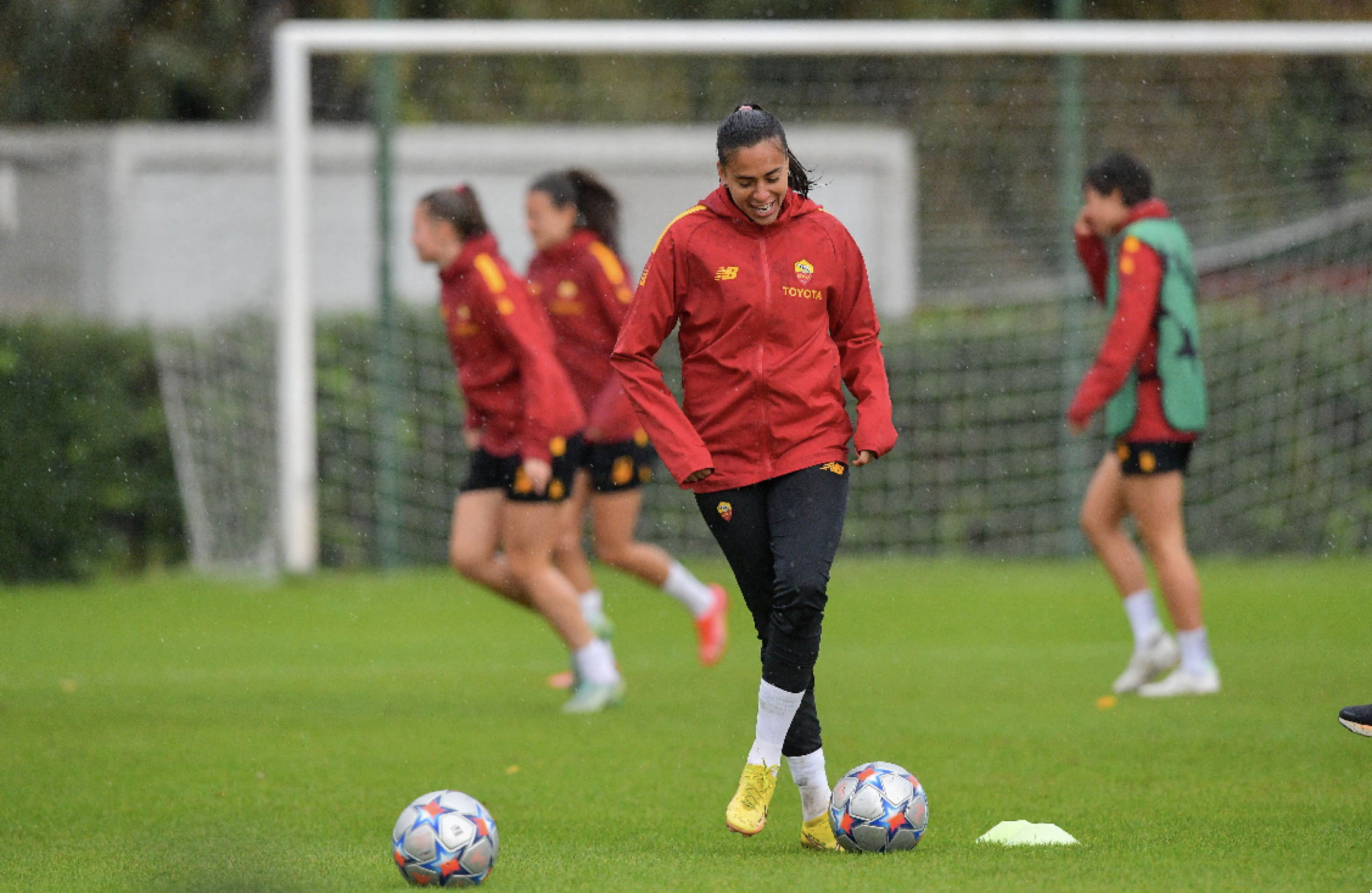 Andressa Alves in allenamento